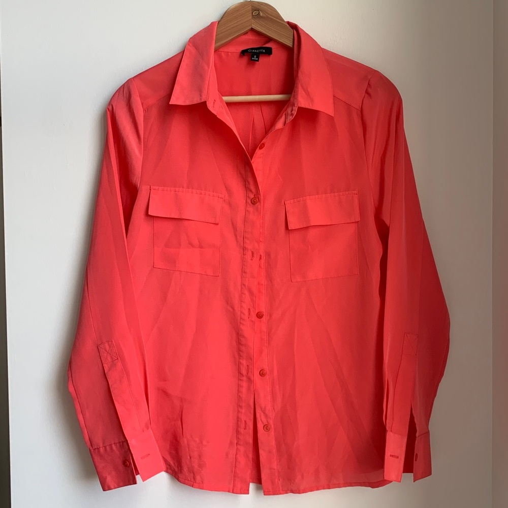 ALL OFFERS ACCEPTED! Gianetta Nordstrom Pink Button Down Blouse